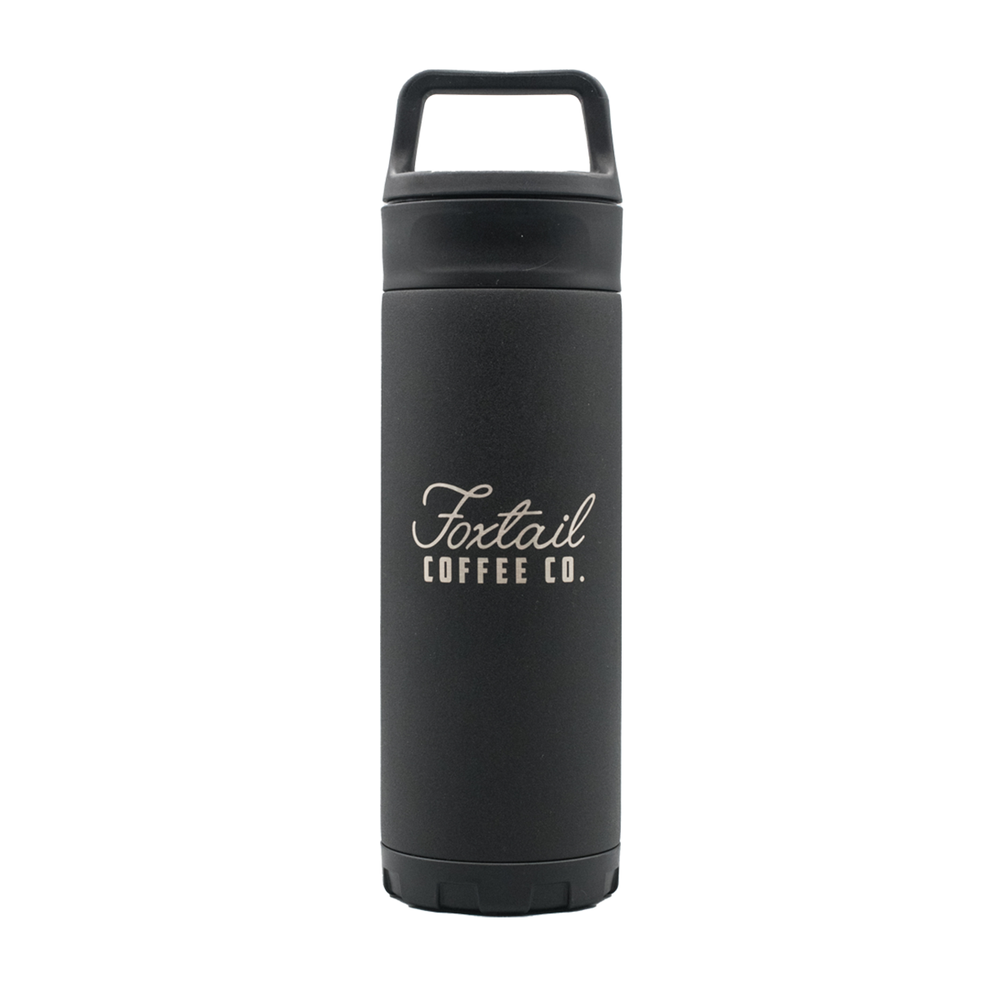 Canteen - Black 18oz with Closing Lid