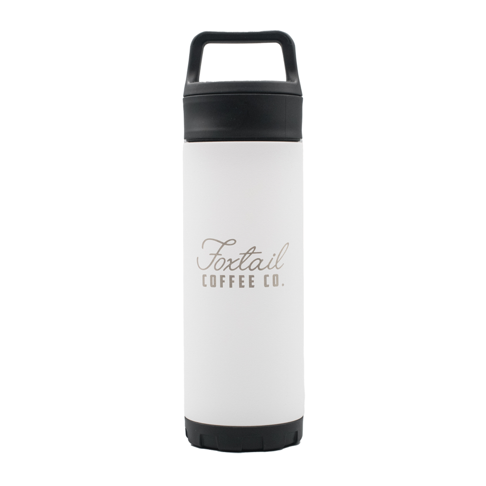 Canteen - White 18oz with Closing Lid