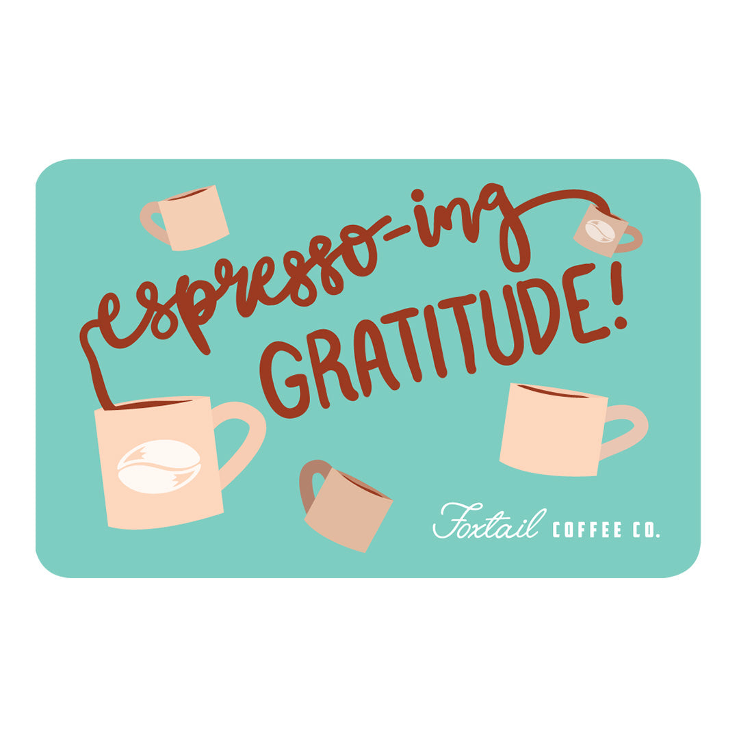 Send a "Espresso-ing Gratitude" eCard