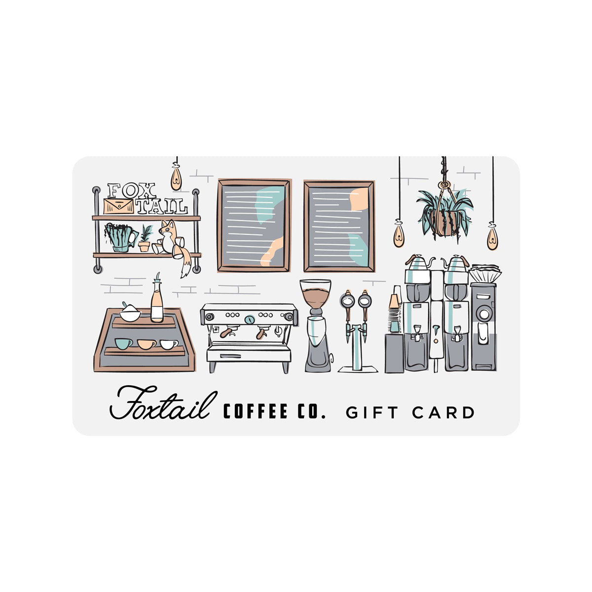 Foxtail Coffee Gift Card - Coffee Bar – Foxtail Coffee Co 