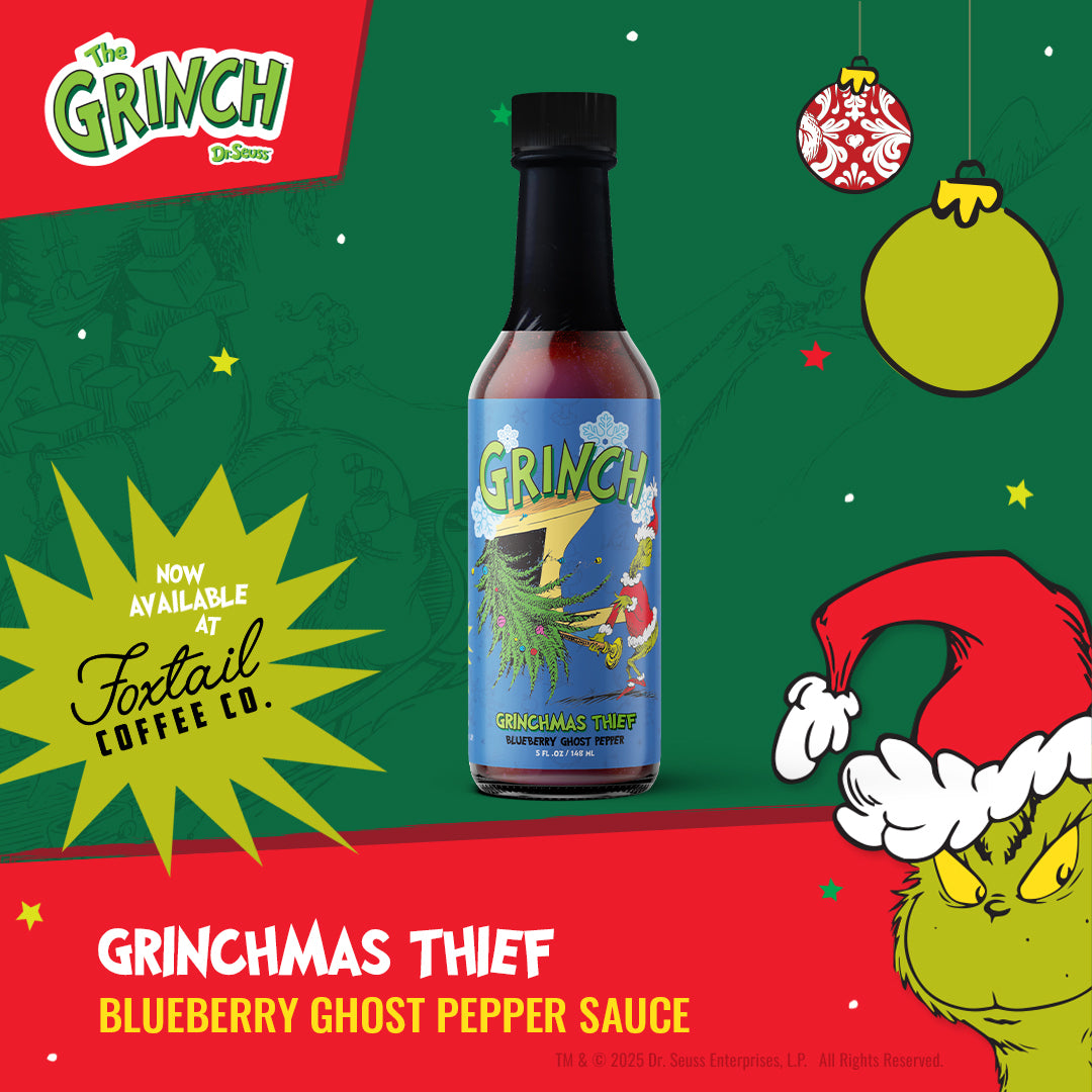 Grinchmas Thief Blueberry Ghost Pepper Sauce