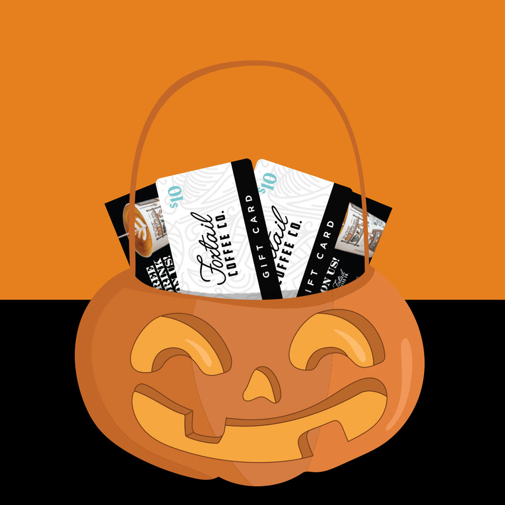 Spooky Sale Gift Card + Free Drink Card Bundle