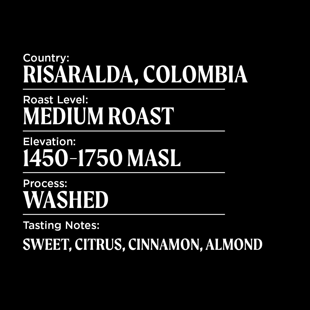 Colombia Risaralda Single Origin