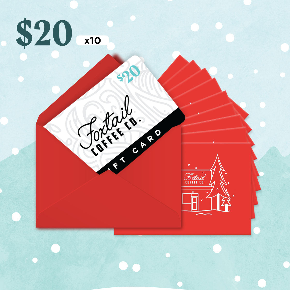 $100 Holiday Package ($200 Value, $20 Cards)