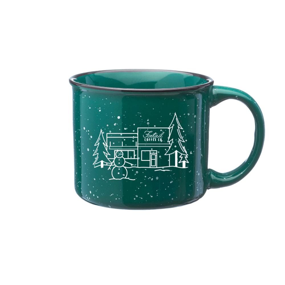 Green Holiday Mug