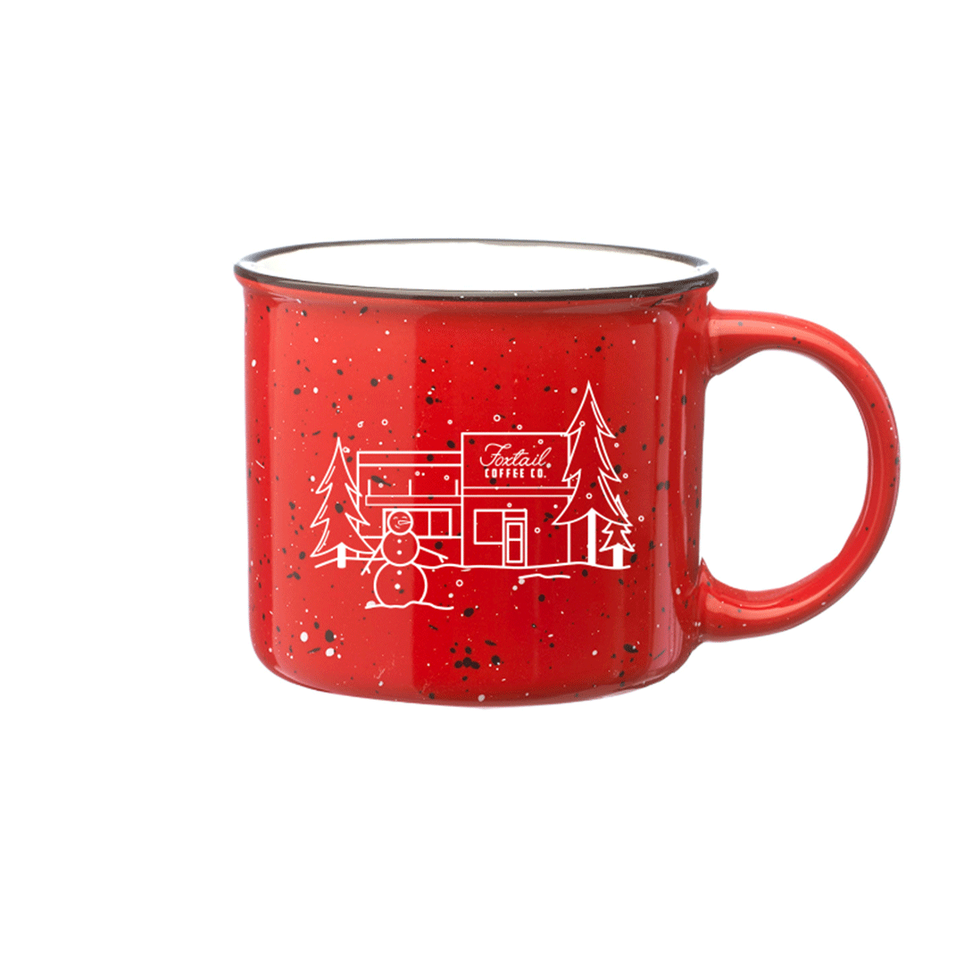 Red Holiday Mug