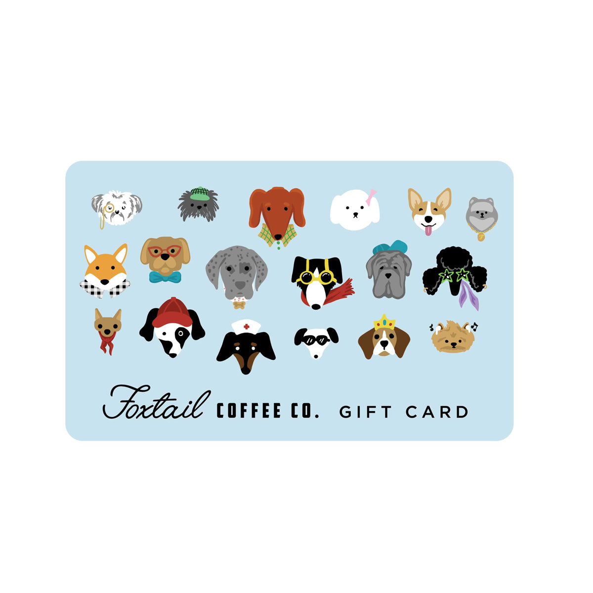 Foxtail Coffee Gift Card - Puppies Costume