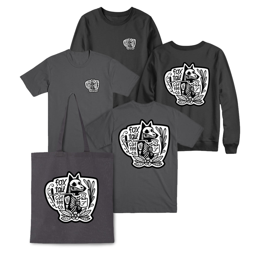 Skeleton Fox- Foxtail Bundle