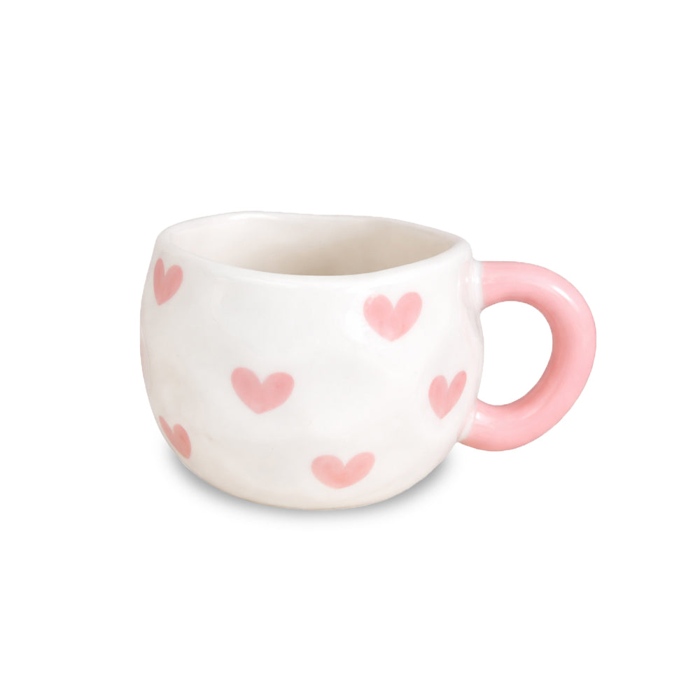 Valentines Pink Hearts Mug