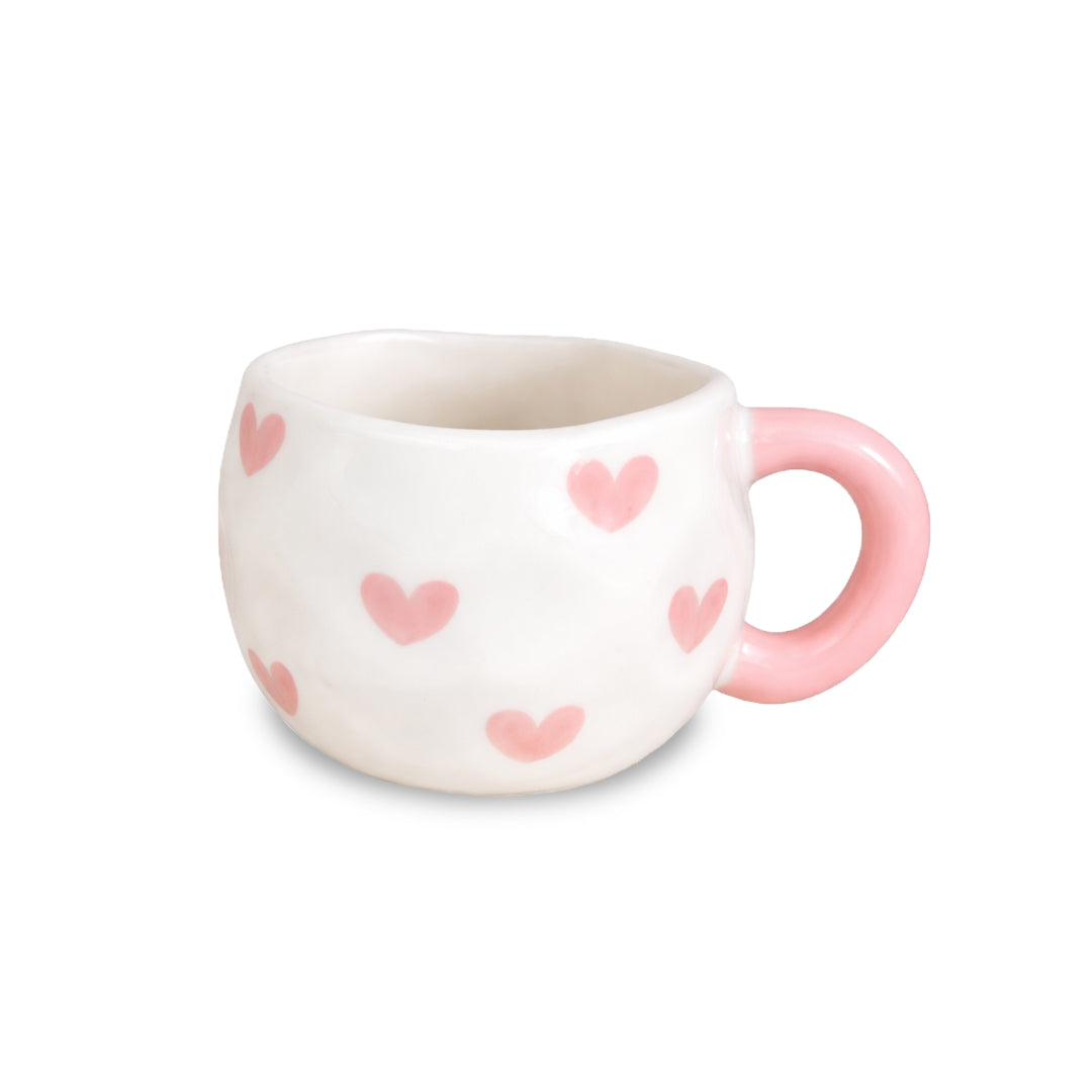 Valentines Pink Hearts Mug