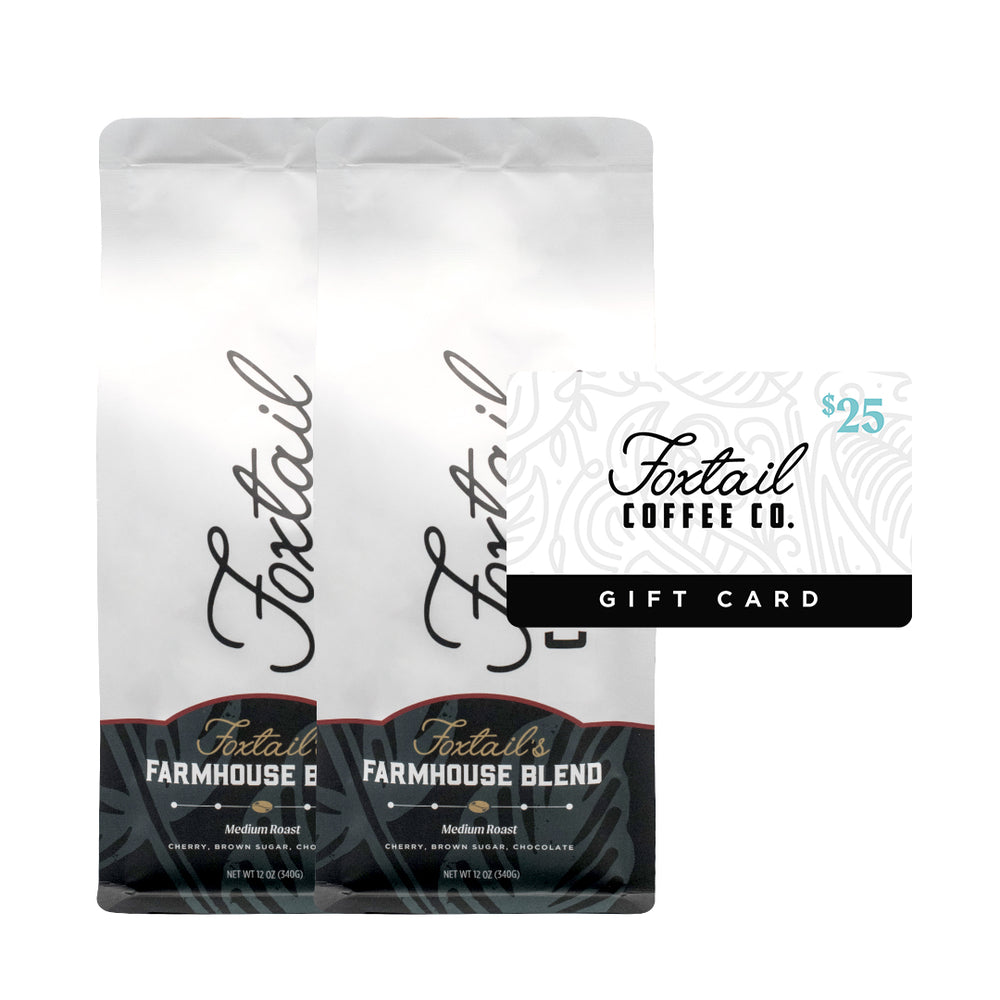 $25 Gift Card + Two Beans