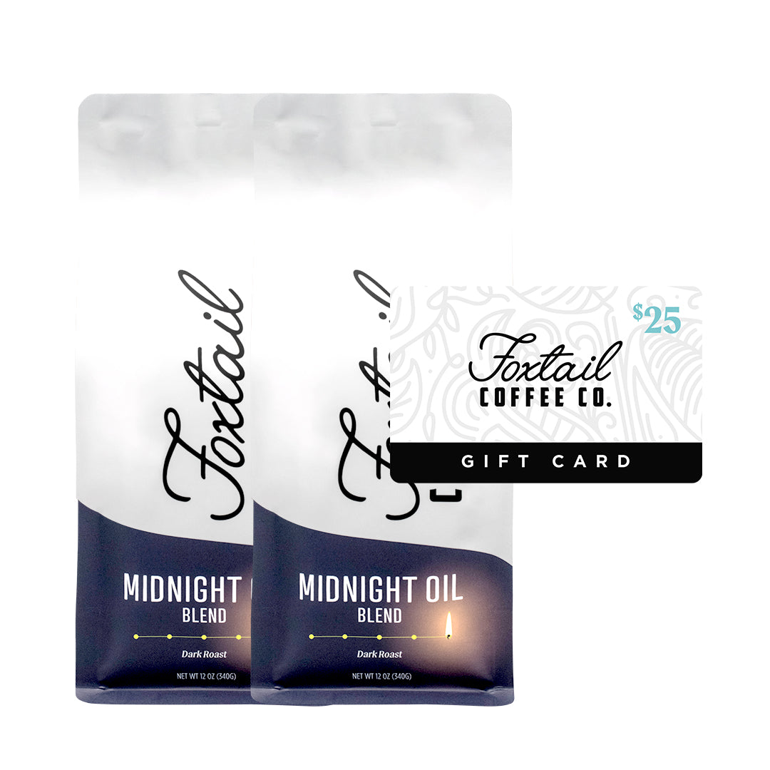 $25 Gift Card + Two Beans