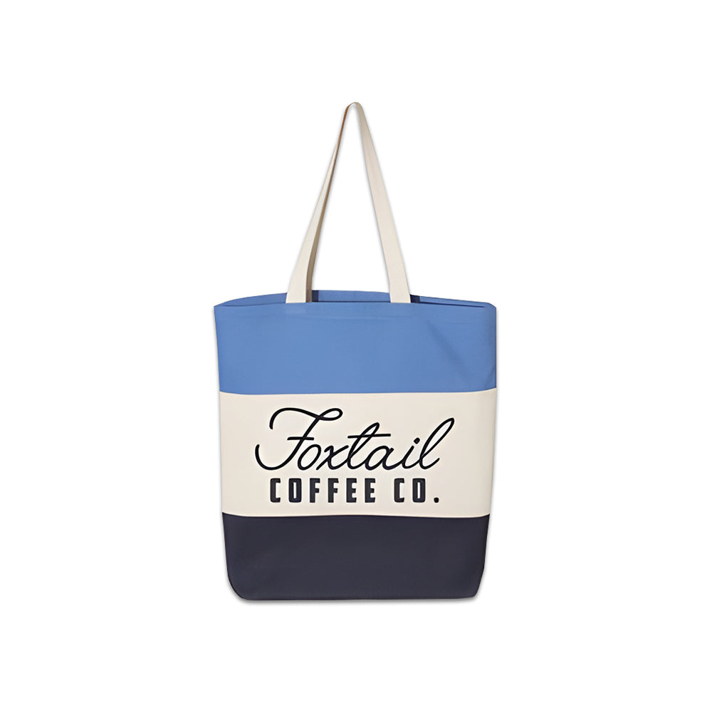 Foxtail Logo Tote Bag - Blue/Navy