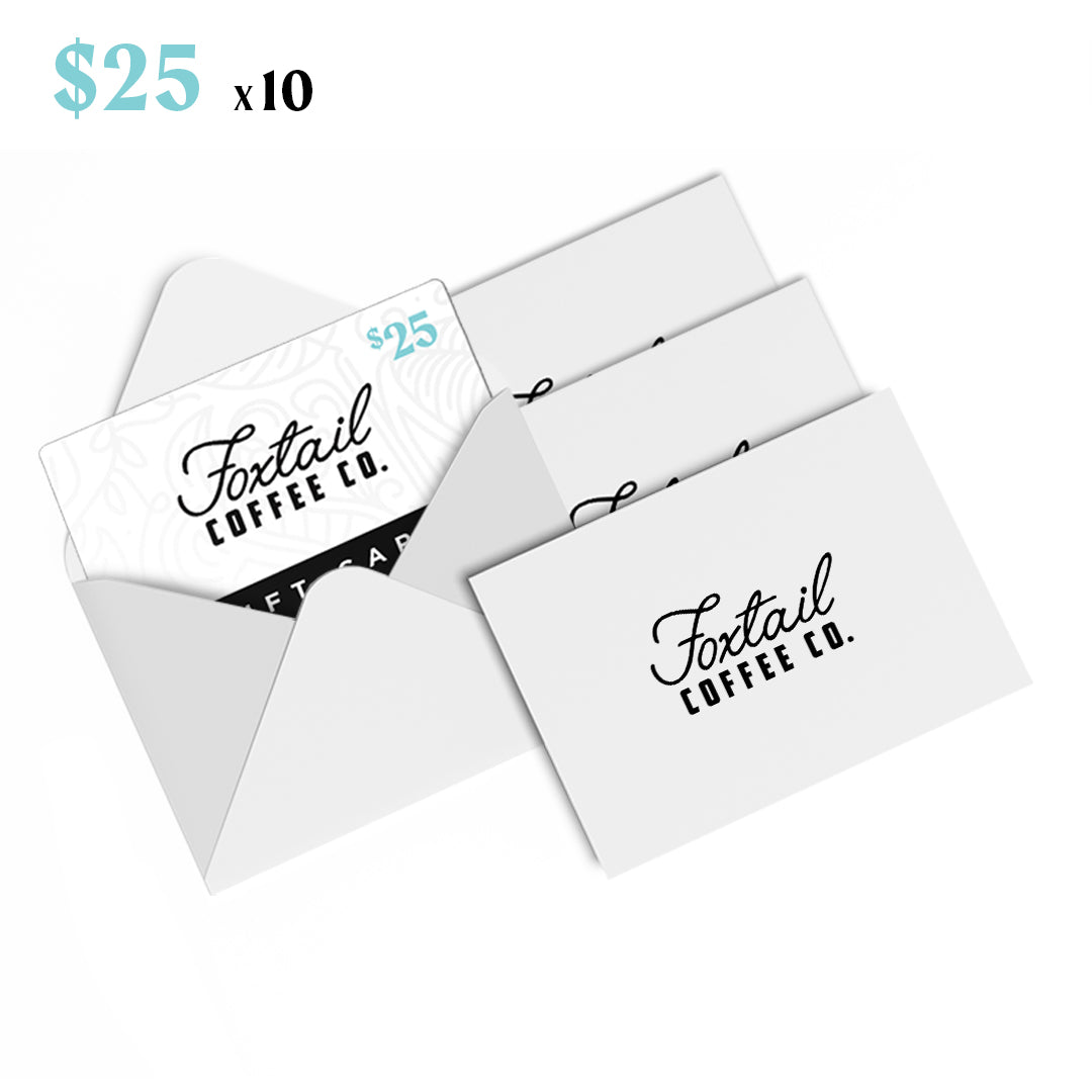 $100 Appreciation Package ($250 Value, $25 Cards)