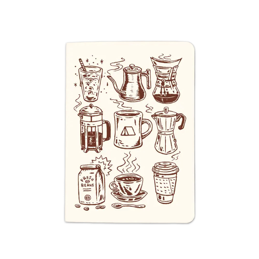 Foxtail Coffee Mini Notebook