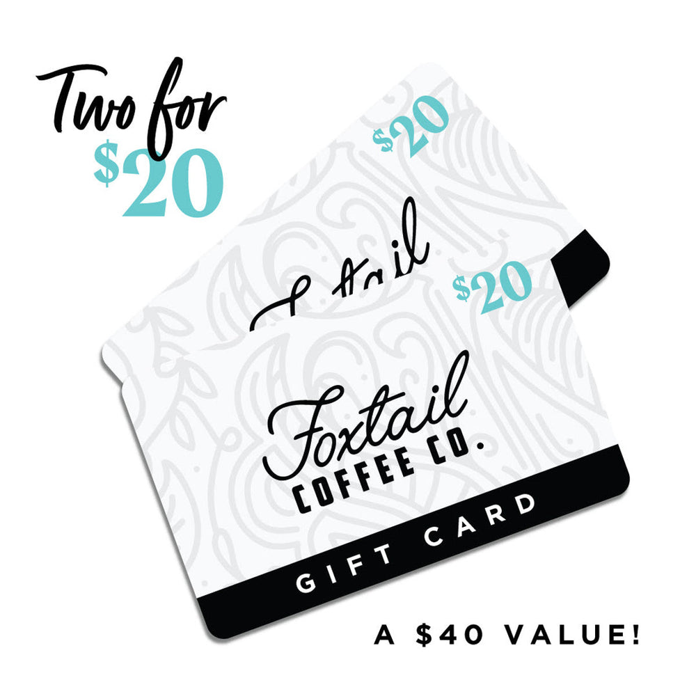 BOGO $20 Gift Card