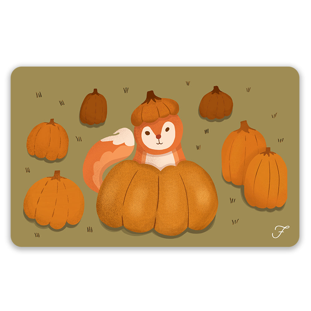 Send a "Pumpkin Fox" eCard
