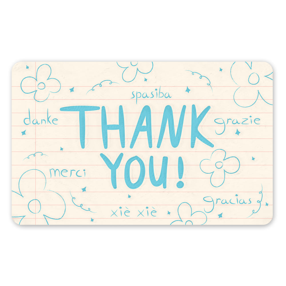 Send a "Thank you - Languages " eCard