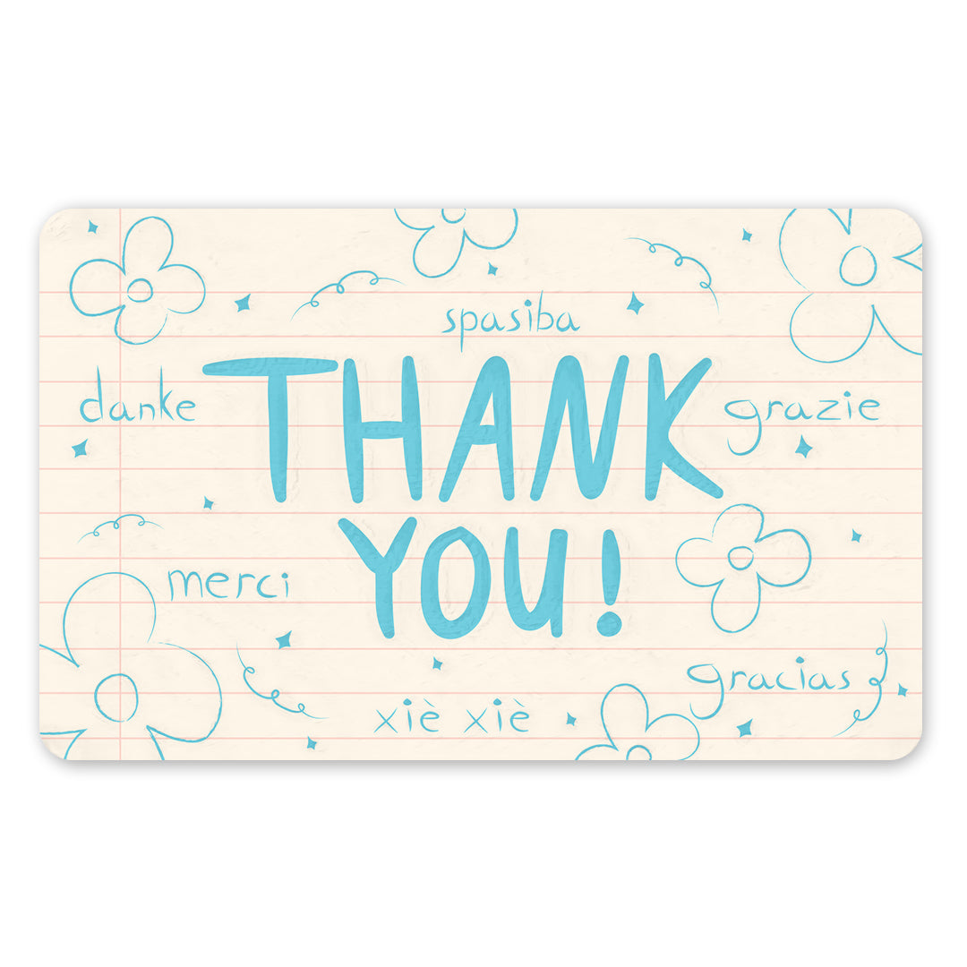 Send a "Thank you - Languages " eCard
