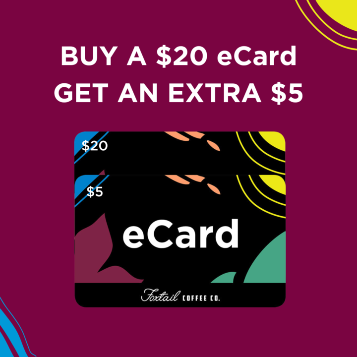 $25 for $20 eCard